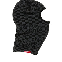 SPRAYGROUND® SKI MASK KNIT BLACK WARP CHECK SKI MASK