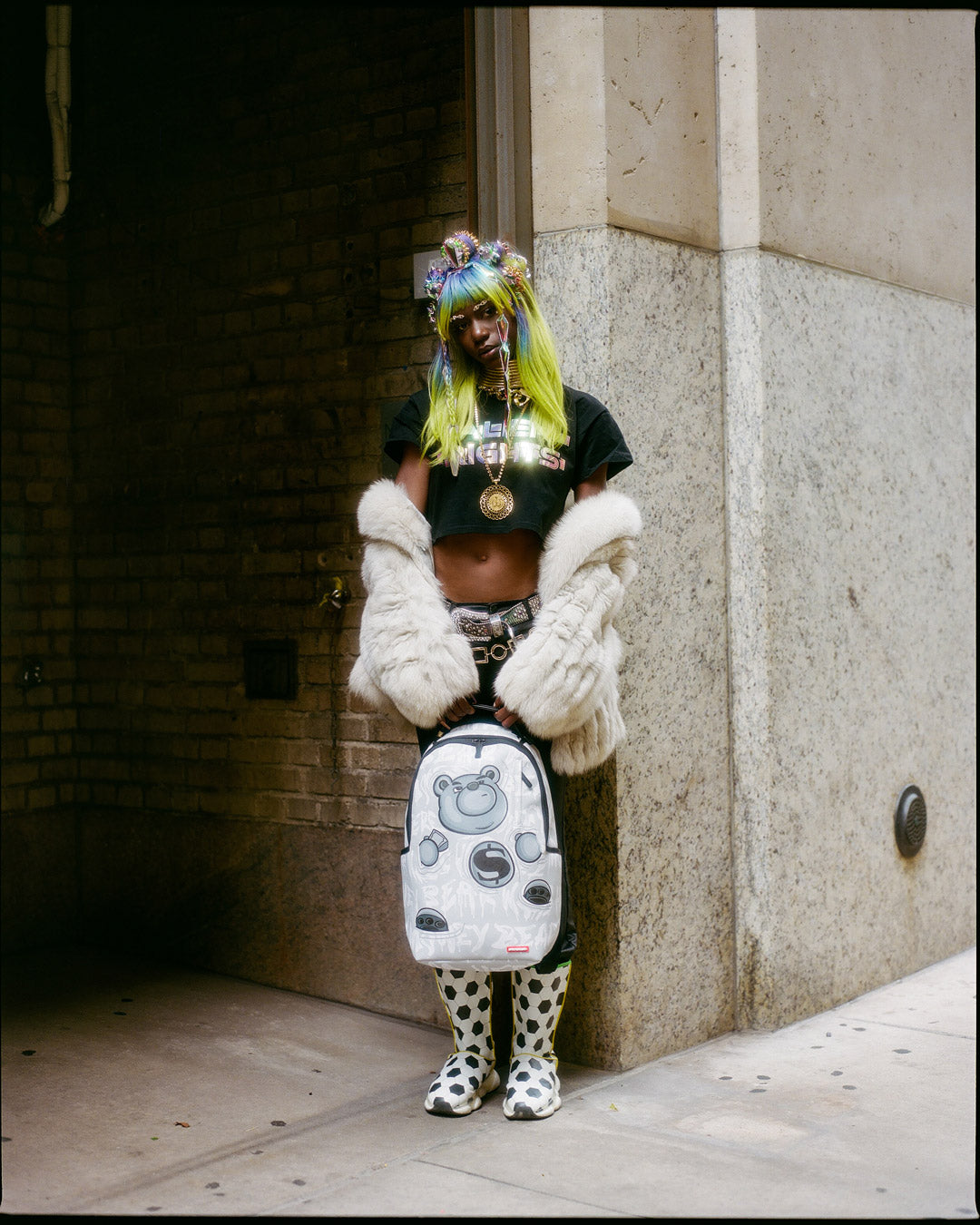 SPRAYGROUND® BACKPACK MONEY BEAR GRAFFITI FLOAT BACKPACK