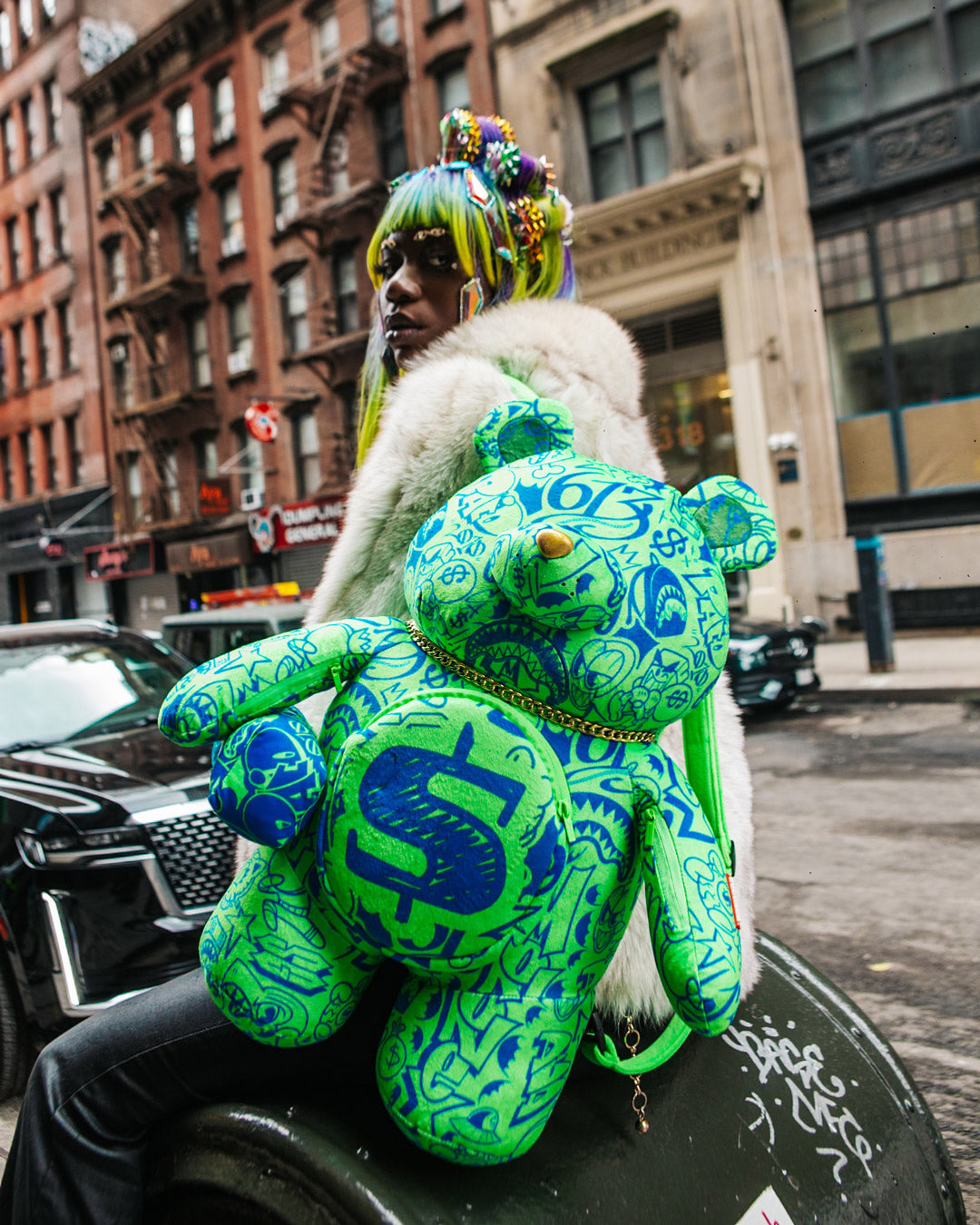 SPRAYGROUND® BACKPACK TATTED UP NO FACE MONEYBEAR BACKPACK