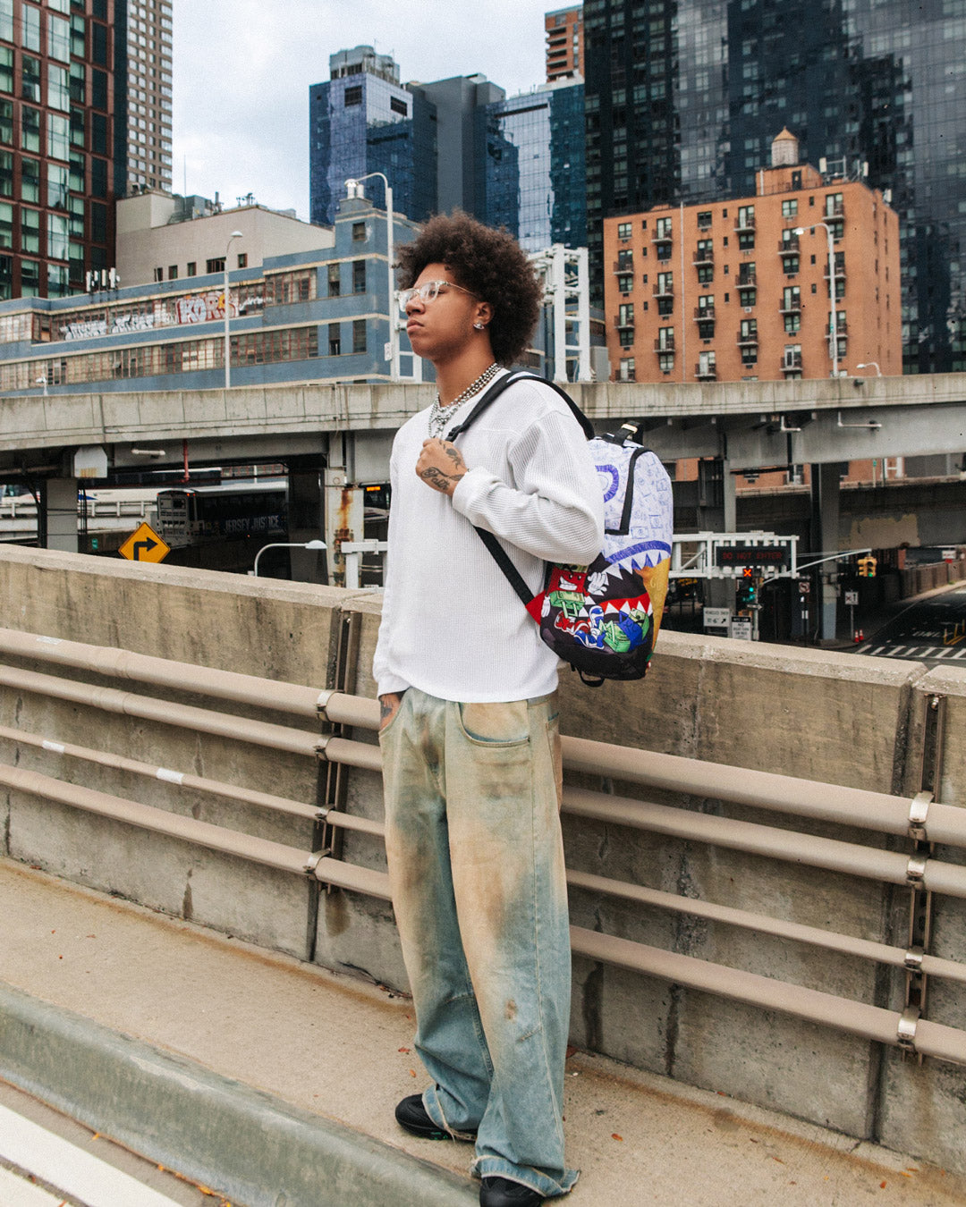 SPRAYGROUND® BACKPACK MEAN MONEY COLLAGE BACKPACK