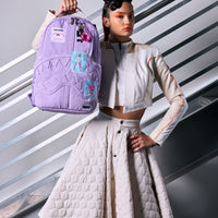 SPRAYGROUND® BACKPACK PURPLE CANVAS STITCH BACKPACK
