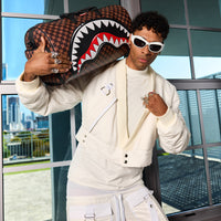SHARKS IN PARIS GRIN & GRIND DUFFLE