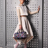 SPRAYGROUND® MINI DUFFLE CRAZY CHECK MINI DUFFLE