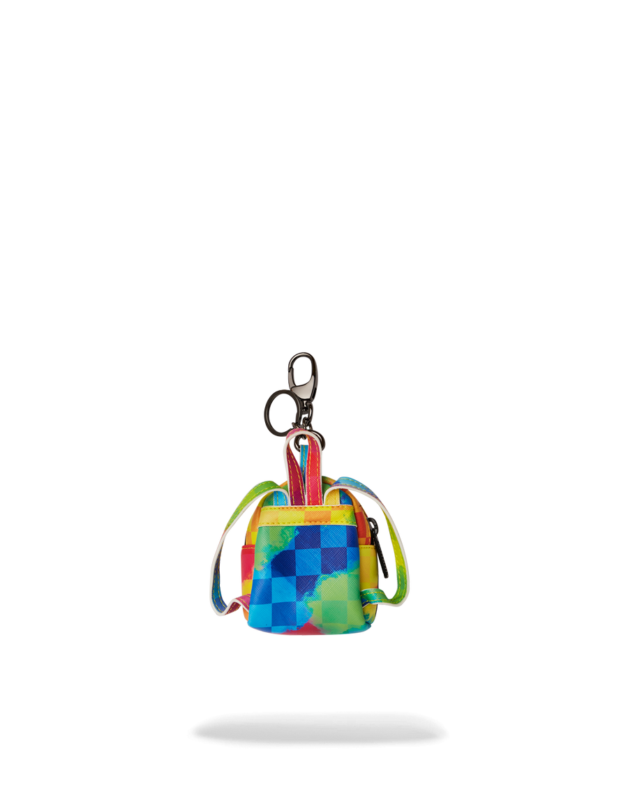 SPRAYGROUND® KEYCHAIN VIVID LIVID AND SPLIVID BACKPACK KEYCHAIN