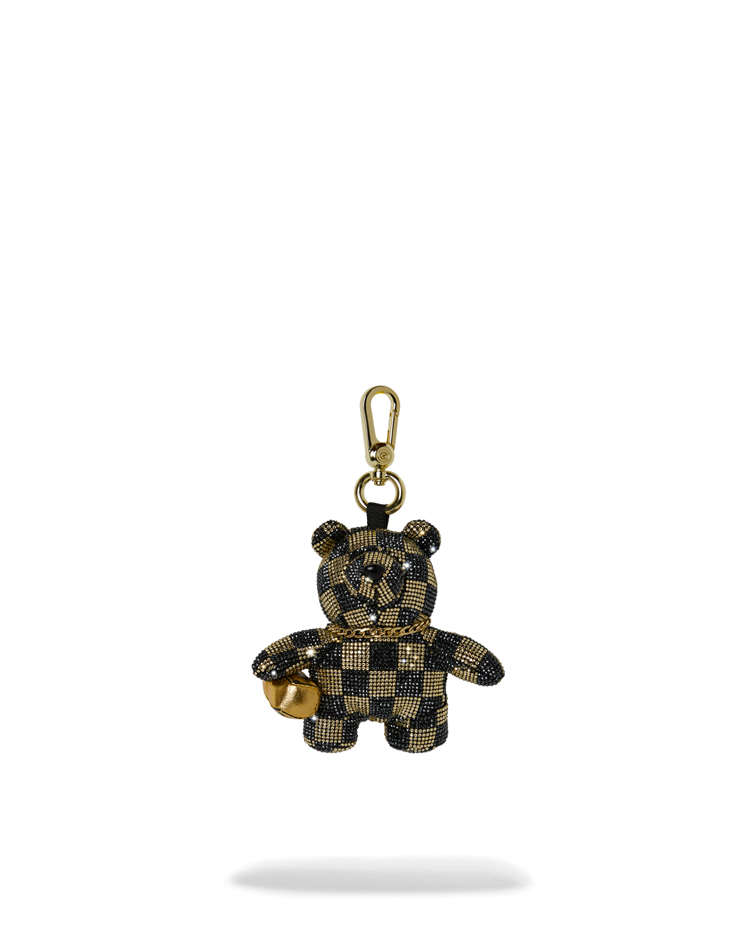 SPRAYGROUND® KEYCHAIN GOLD AND DANGEROUS BEAR CUB KEYCHAIN