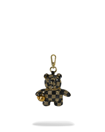 SPRAYGROUND® KEYCHAIN GOLD AND DANGEROUS BEAR CUB KEYCHAIN