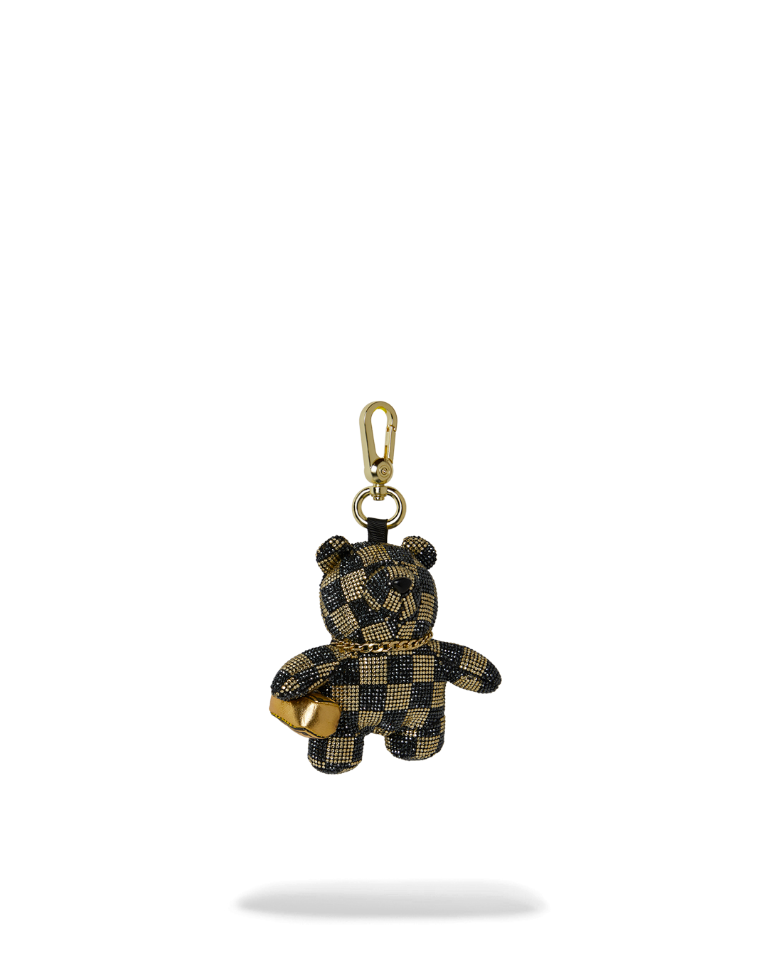SPRAYGROUND® KEYCHAIN GOLD AND DANGEROUS BEAR CUB KEYCHAIN