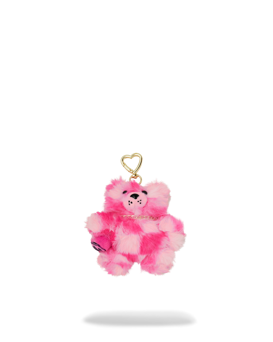 FURZILLA SHARK (PINK CHECK) KEYCHAIN – SPRAYGROUND®