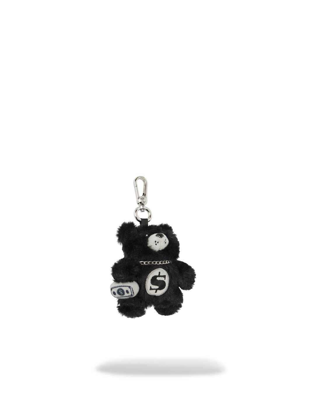 SPRAYGROUND® KEYCHAIN FUR CRAY BLACK BEAR CUB KEYCHAIN