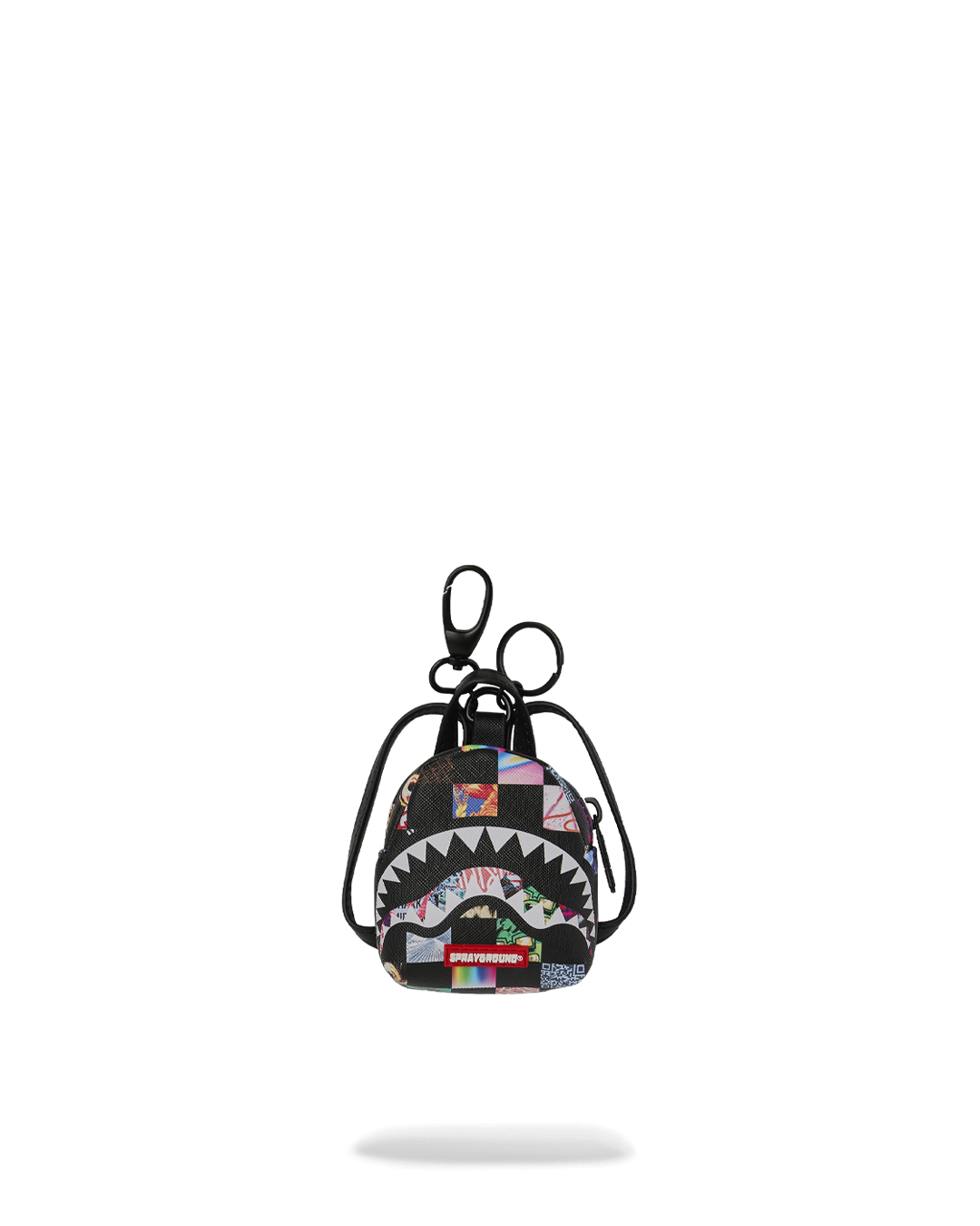 SPRAYGROUND® KEYCHAIN CRAZY CHECK BACKPACK KEYCHAIN