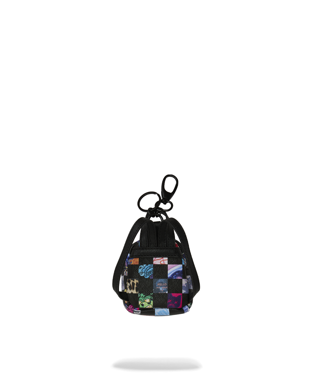 SPRAYGROUND® KEYCHAIN CRAZY CHECK BACKPACK KEYCHAIN