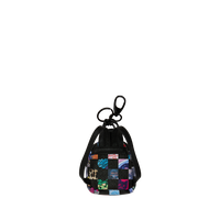SPRAYGROUND® KEYCHAIN CRAZY CHECK BACKPACK KEYCHAIN