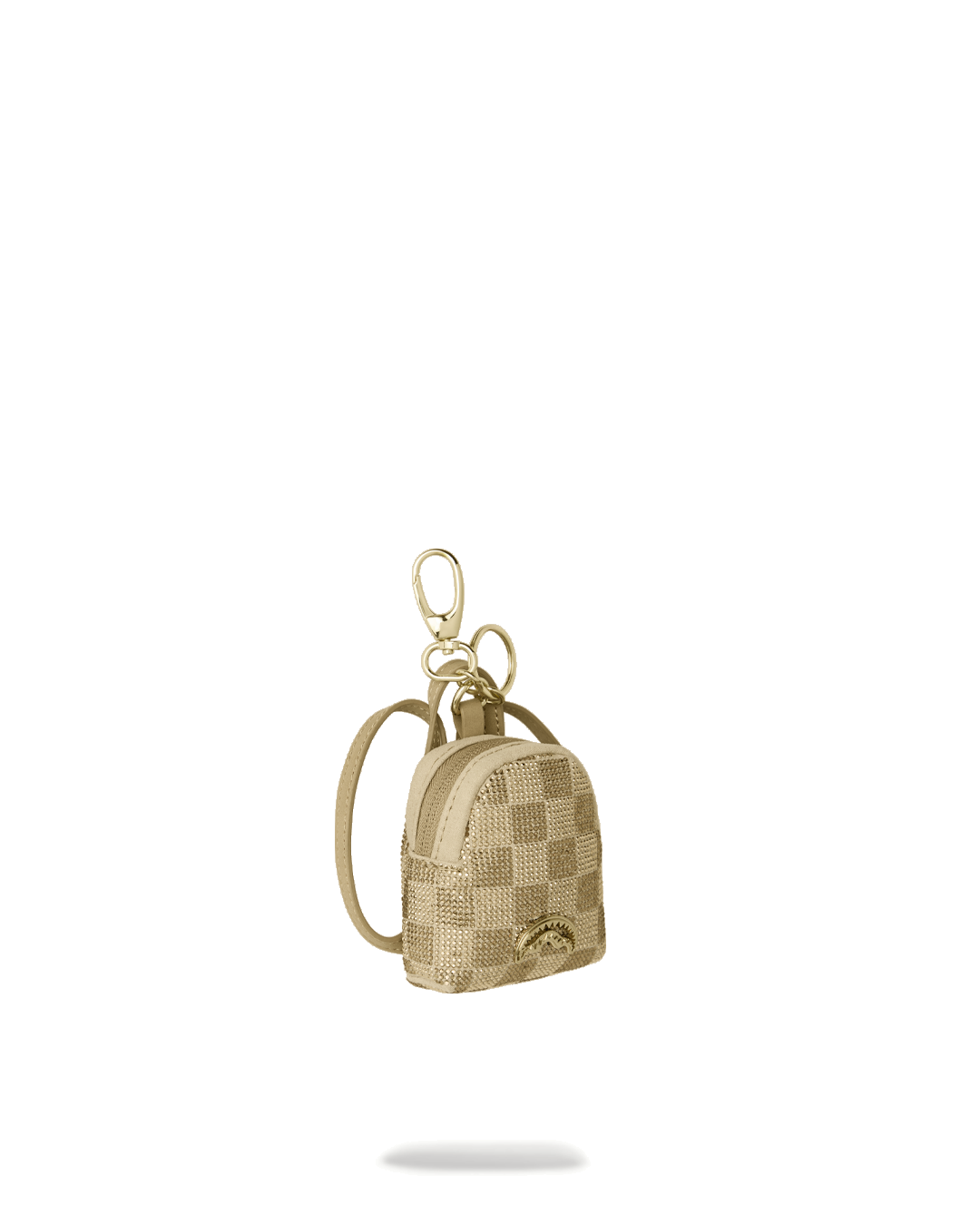 SPRAYGROUND® KEYCHAIN 2 TONE GOLD TRINITY BACKPACK KEYCHAIN