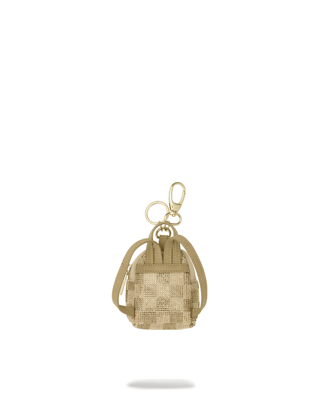SPRAYGROUND® KEYCHAIN 2 TONE GOLD TRINITY BACKPACK KEYCHAIN