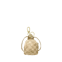 SPRAYGROUND® KEYCHAIN 2 TONE GOLD TRINITY BACKPACK KEYCHAIN