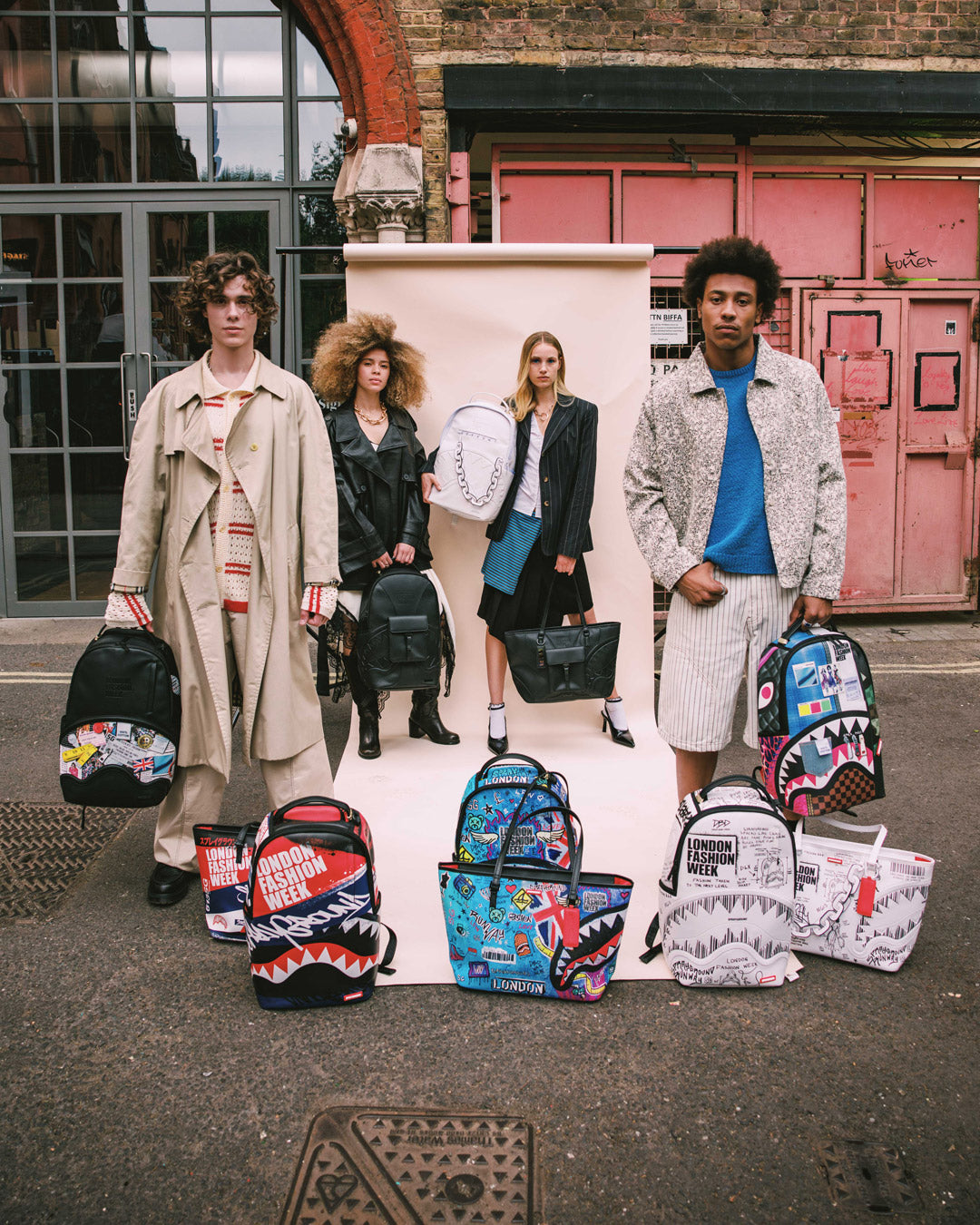 SPRAYGROUND® BACKPACK LFW BLACK POCKET BACKPACK