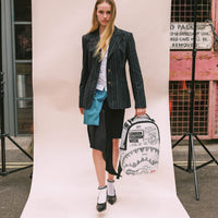 SPRAYGROUND® BACKPACK LFW SKETCHED BLACK AND WHITE BACKPACK