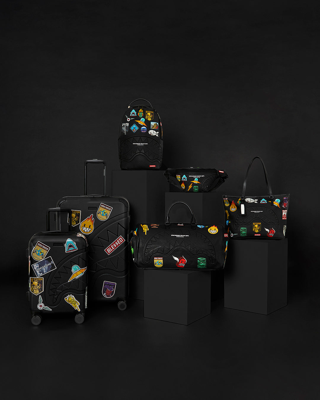 SPRAYGROUND® Custom Bundle CARGO PATCHES BUNDLE (6 PCS)