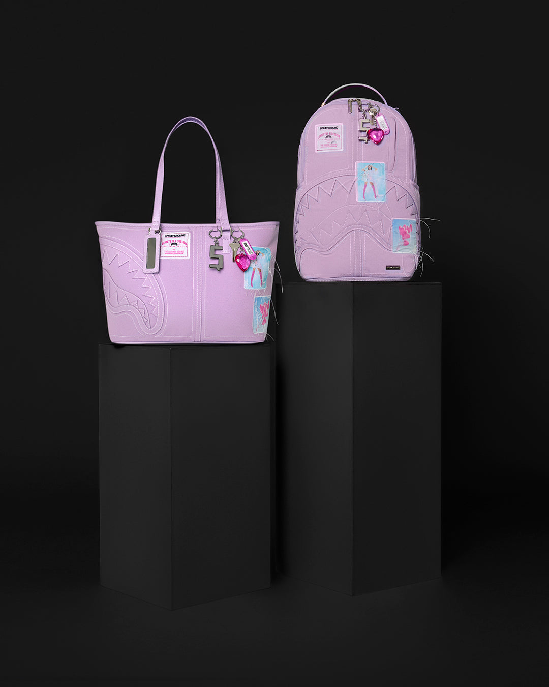 SPRAYGROUND® Custom Bundle PURPLE CANVAS STITCH BUNDLE (2 PCS)