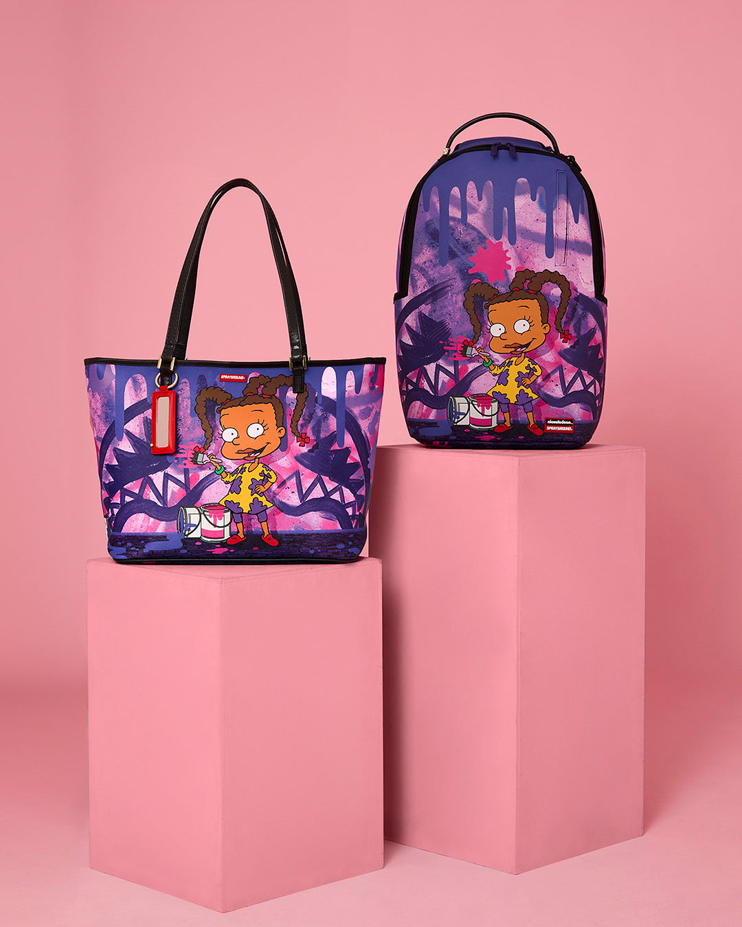 SPRAYGROUND® Custom Bundle RUGRATS SUSIE PAINTING SHARK BUNDLE (2 PCS)