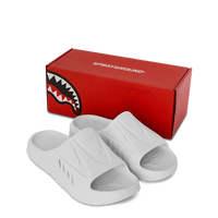 SPRAYGROUND® FOOTWEAR SHARKSLIDE: WHITE