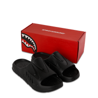 SPRAYGROUND® FOOTWEAR SHARKSLIDE: BLACK