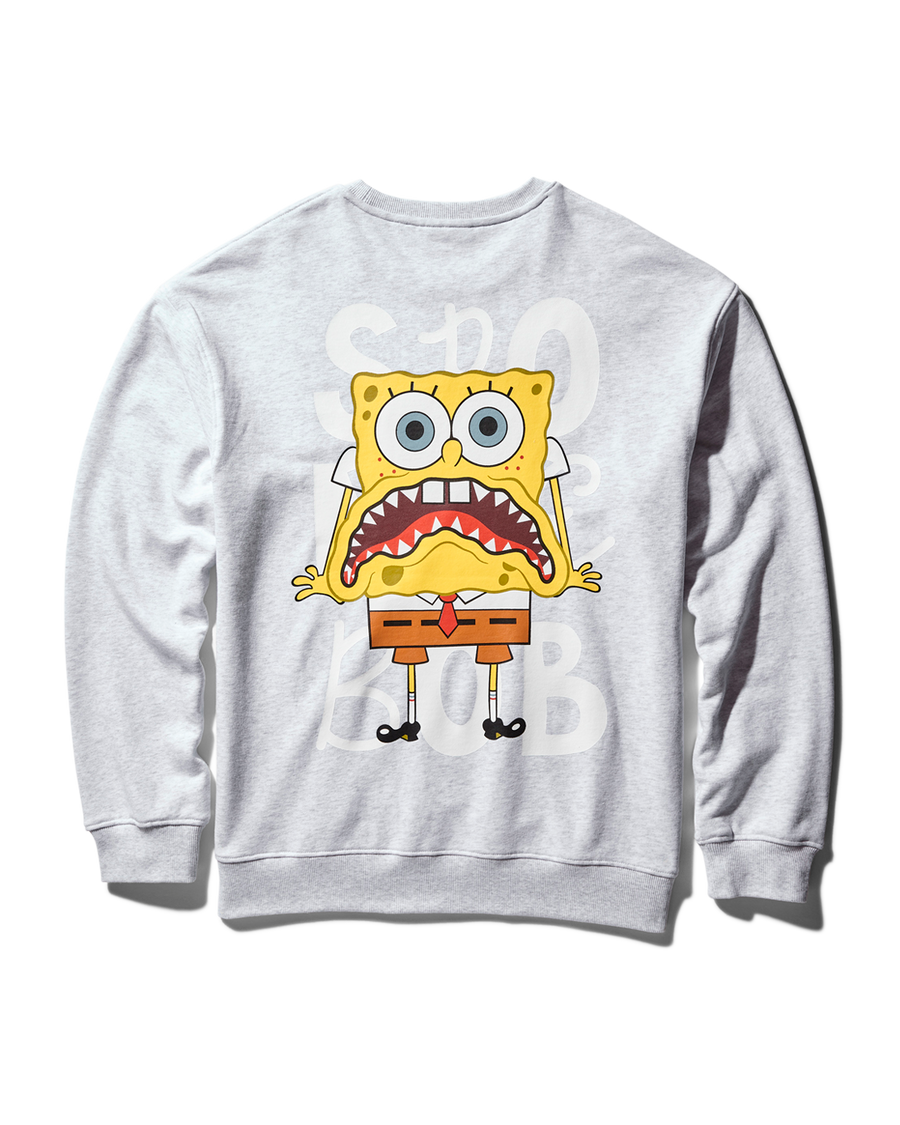 SPRAYGROUND® APPAREL SPRAYGROUND PULLOVER CREW NECK SWEATSHIRT (LT GREY)