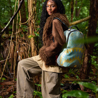 SPRAYGROUND® BACKPACK FOUNDATION CRYSTAL IRIDESCENT SHARK BACKPACK