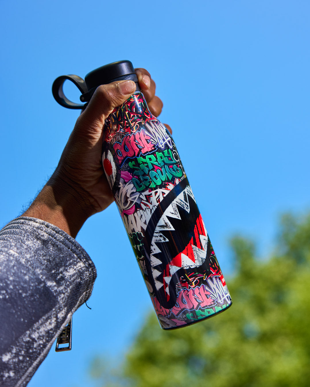 SPRAYGROUND® WATER BOTTLE GRAFFITI REVEAL WATER BOTTLE