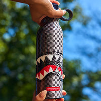 SPRAYGROUND® WATER BOTTLE DOODLE CHECK SPLIT WATER BOTTLE