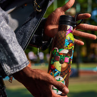 SPRAYGROUND® WATER BOTTLE MONEYBEAR SPLIT CHECK WATER BOTTLE