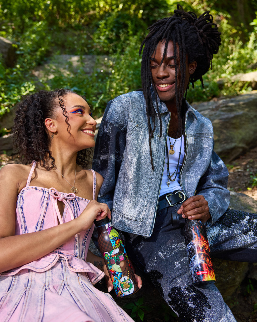 SPRAYGROUND® WATER BOTTLE FIRE AND ICE WATER BOTTLE