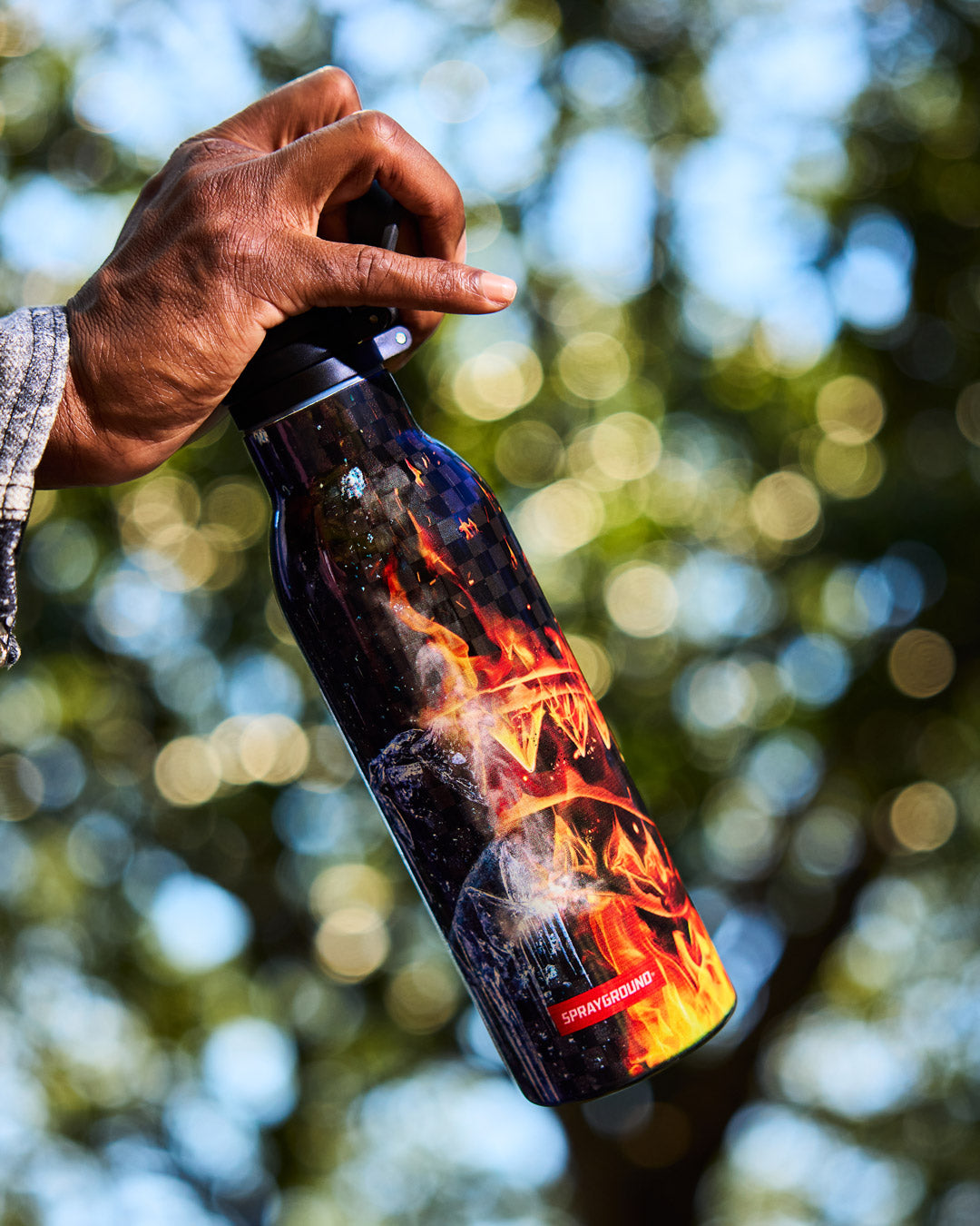 SPRAYGROUND® WATER BOTTLE FIRE AND ICE WATER BOTTLE