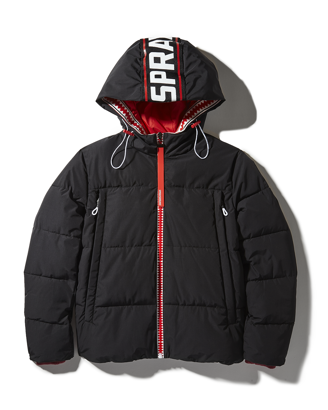 SPRAYGROUND® APPAREL PATCH GRAFFITI PUFFER JACKET