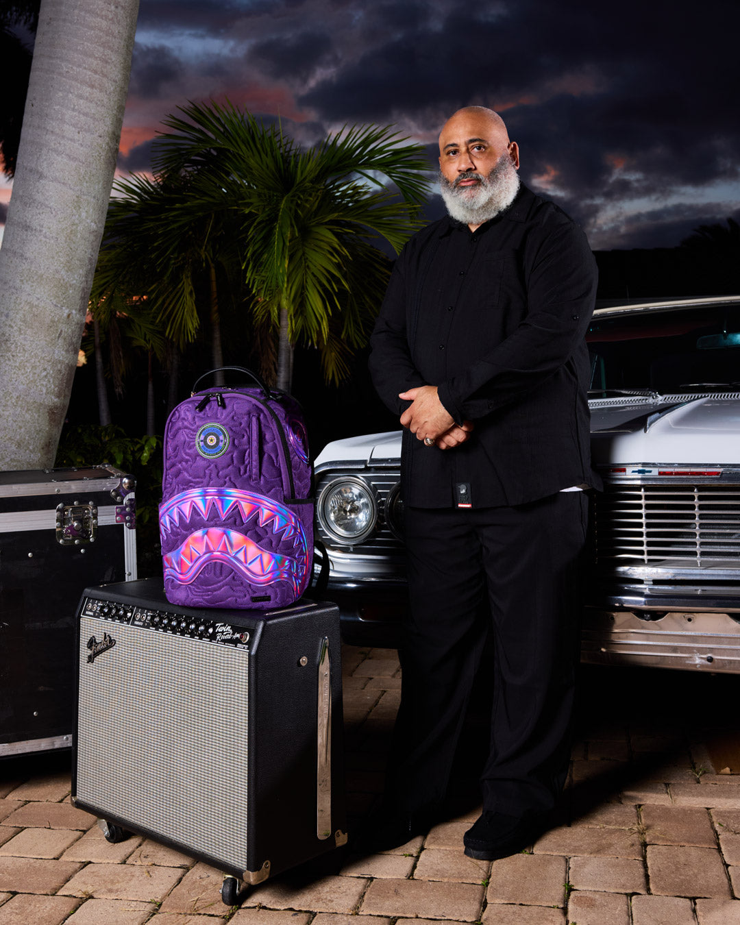 SPRAYGROUND® BACKPACK AI QUILTED IRIDESCENT BACKPACK