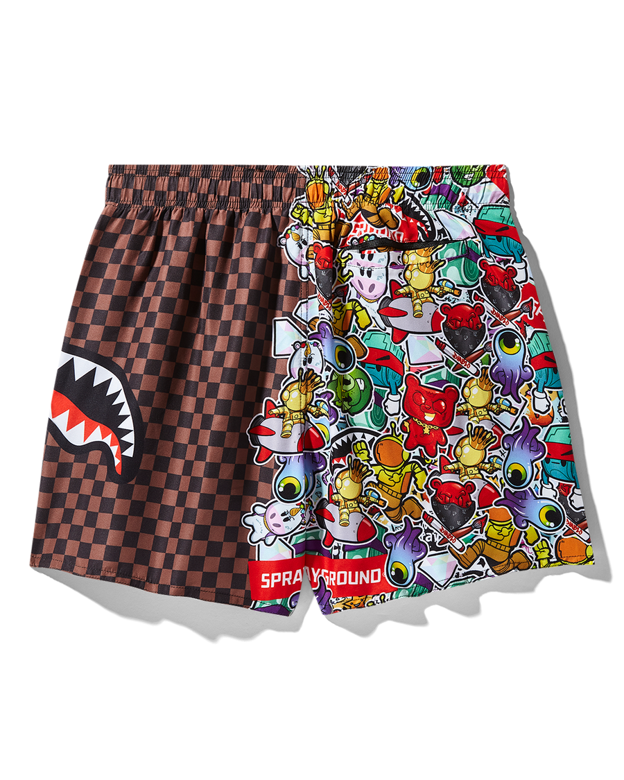 STICKER CREW SWIM SHORTS – SPRAYGROUND®
