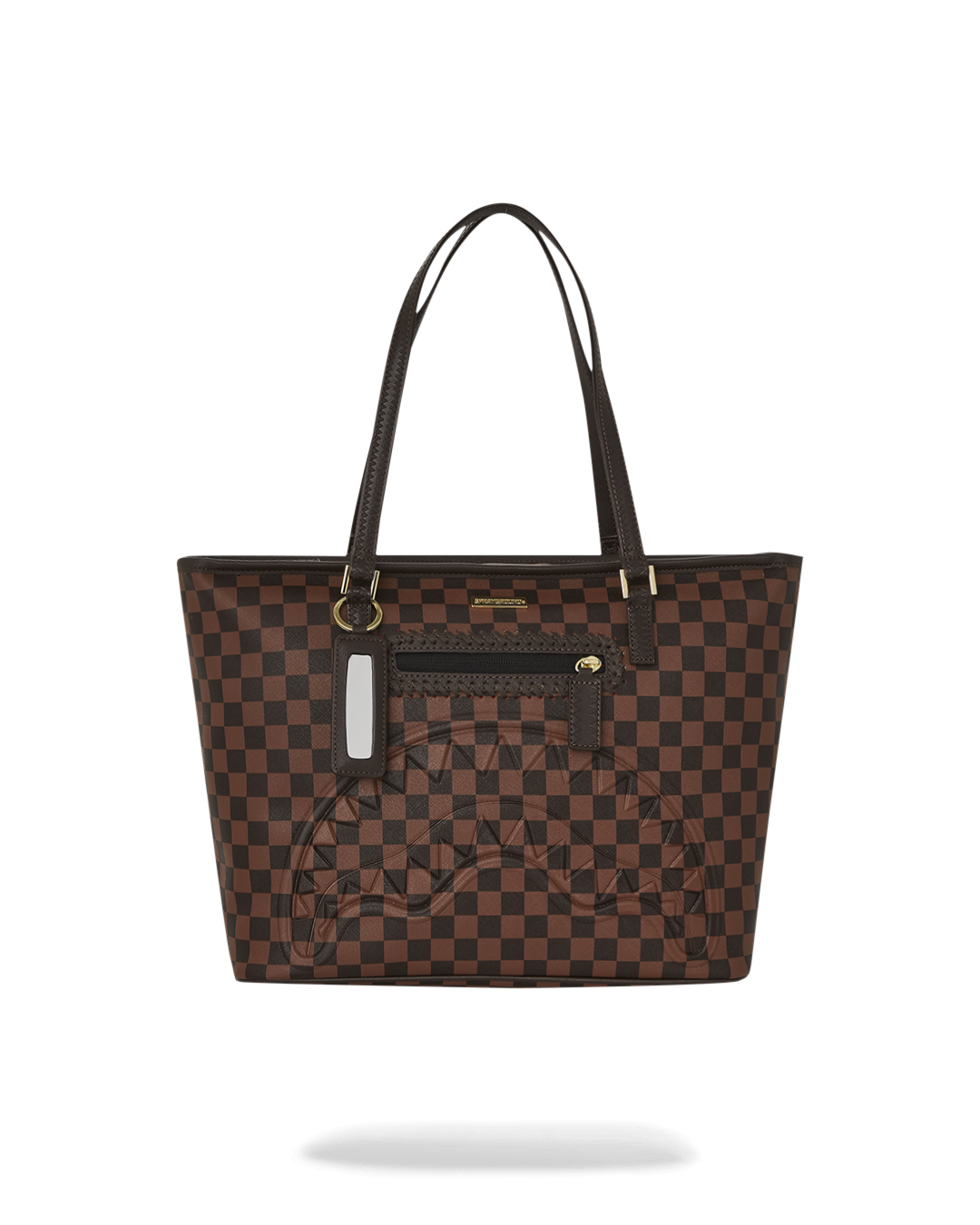 SPRAYGROUND® TOTE CORE EMBOSSED CHECK TOTE