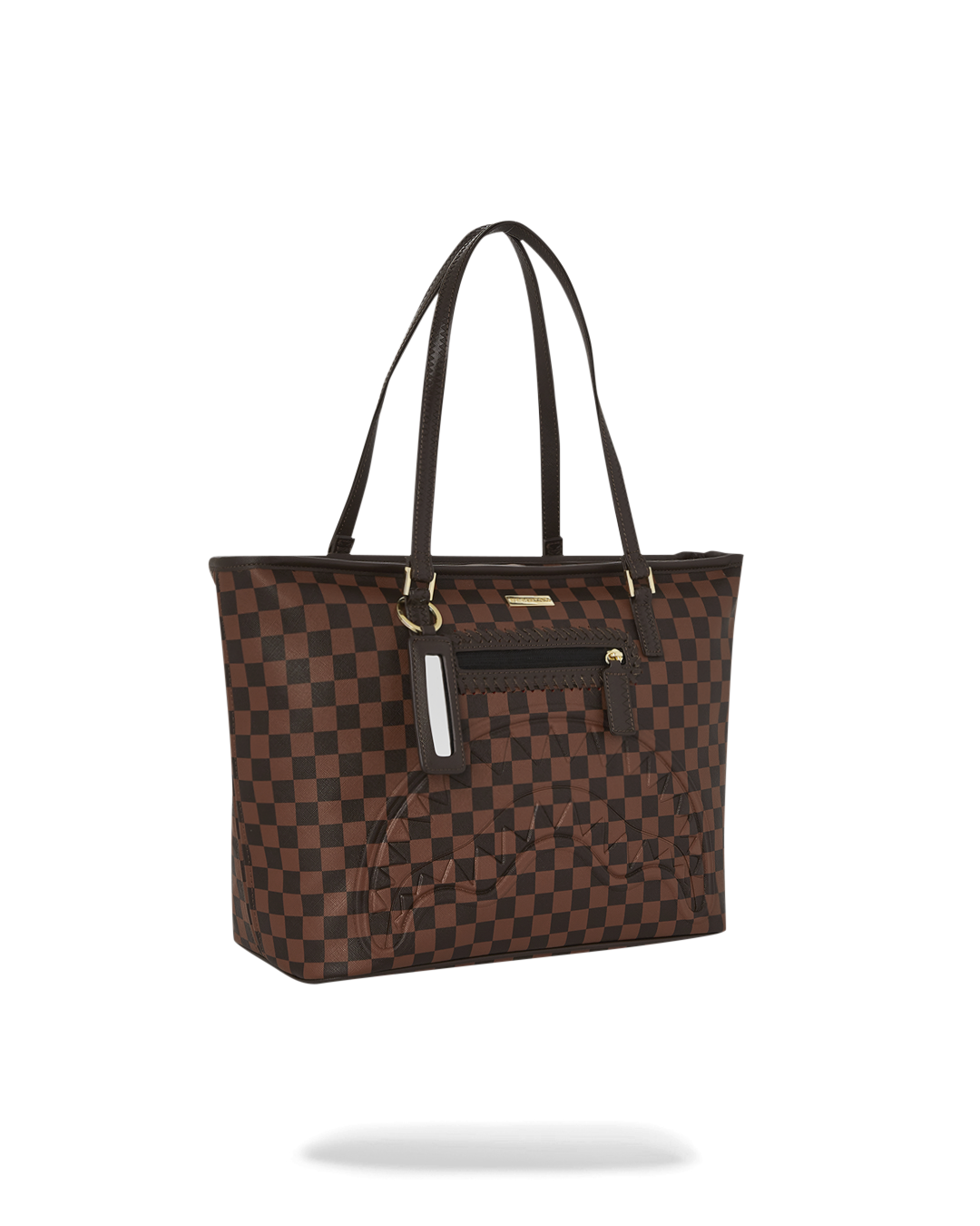 SPRAYGROUND® TOTE CORE EMBOSSED CHECK TOTE