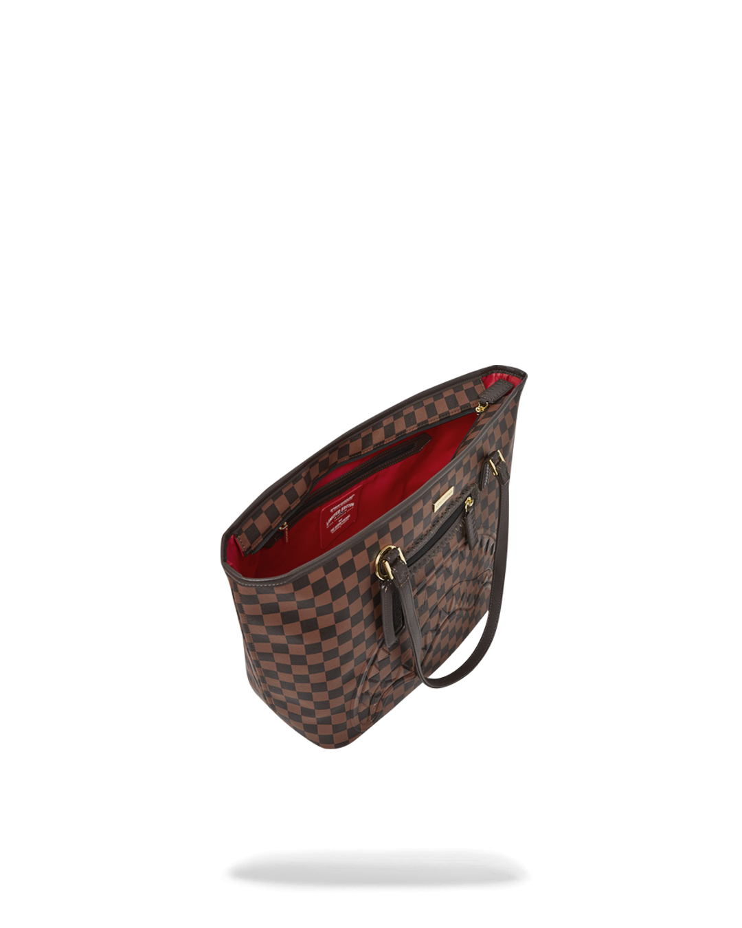SPRAYGROUND® TOTE CORE EMBOSSED CHECK TOTE