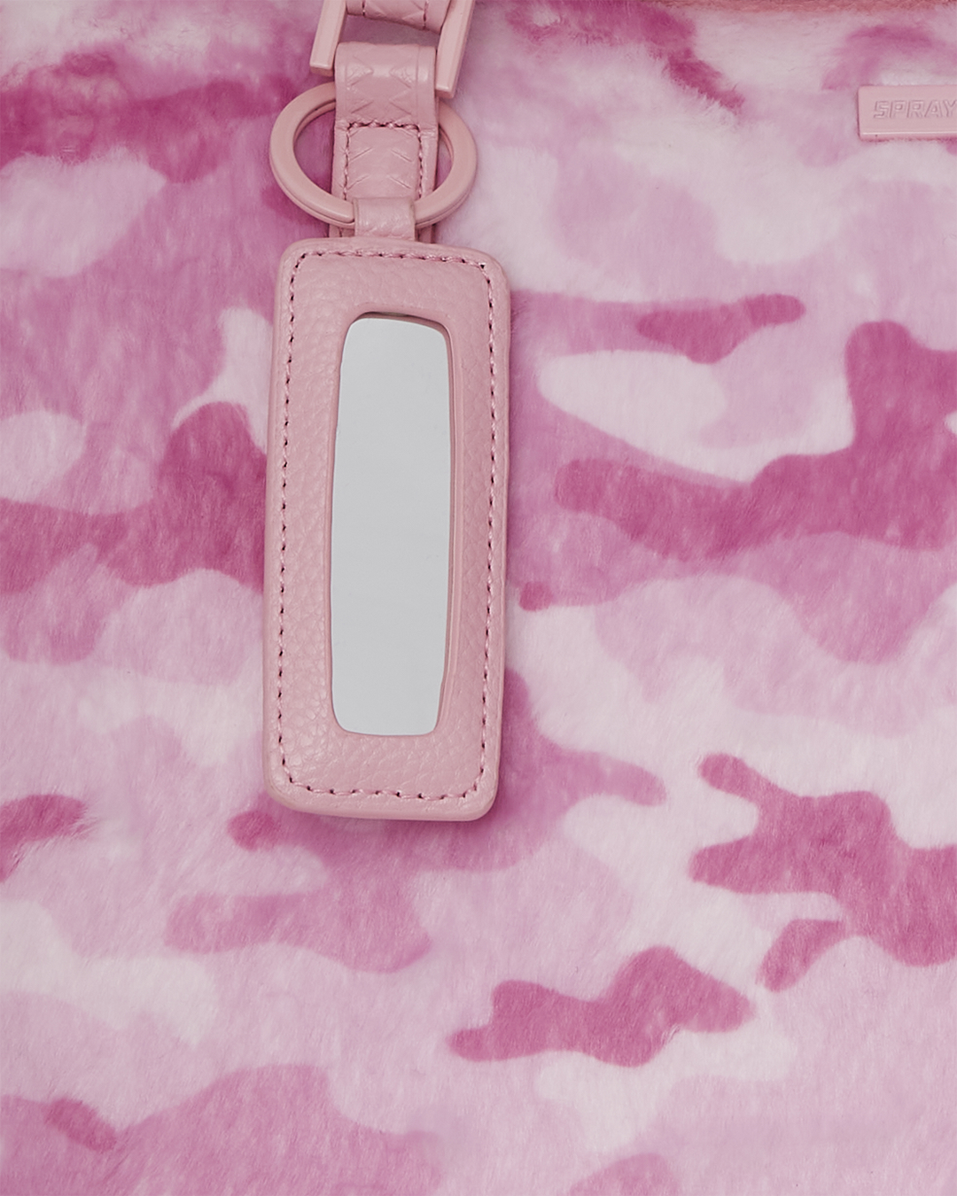 SPRAYGROUND® TOTE PINK CAMO FAUX FUR TOTE