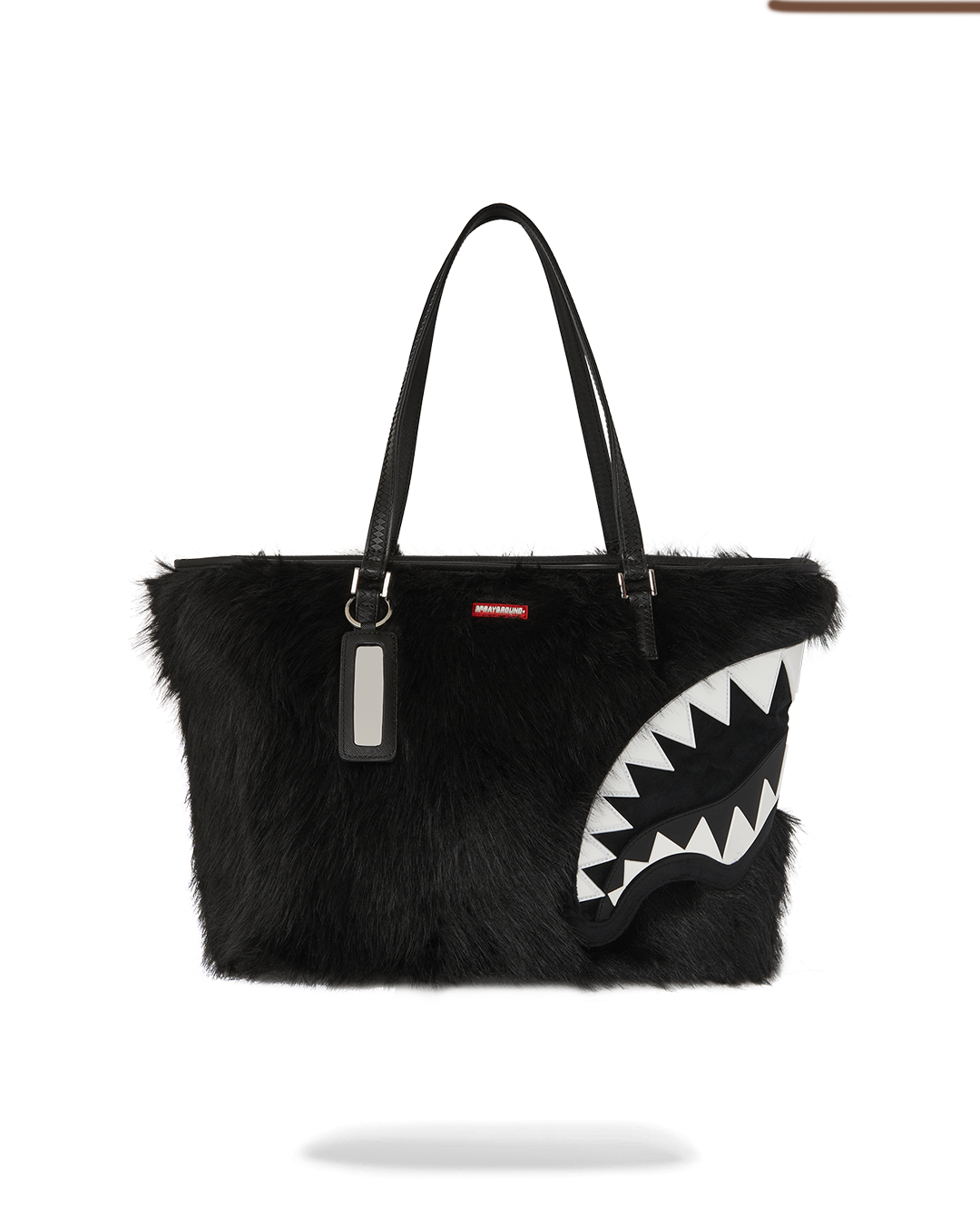 SPRAYGROUND® TOTE FUR CRAY BLACK TOTE
