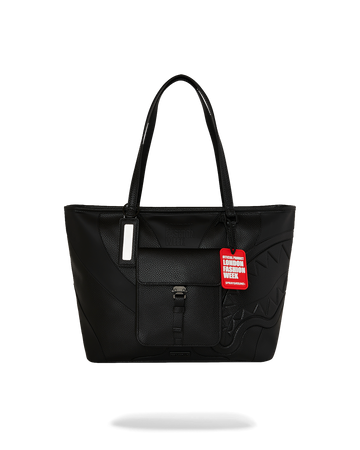 SPRAYGROUND® TOTE LFW BLACK POCKET TOTE