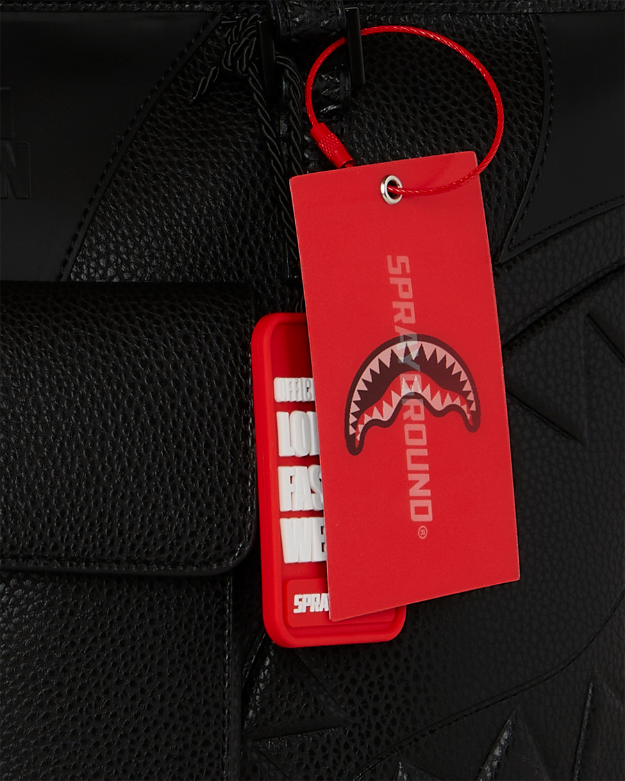 SPRAYGROUND® TOTE LFW BLACK POCKET TOTE