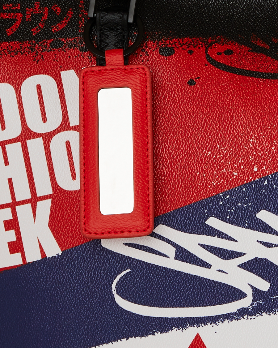SPRAYGROUND® TOTE LFW RED WHITE BLUE GRAFFITI TOTE