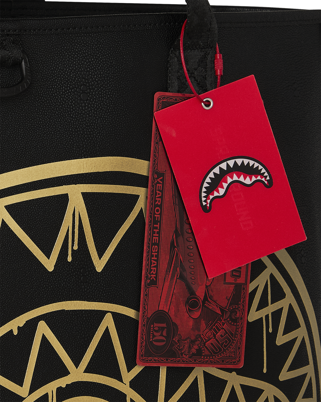 SPRAYGROUND® TOTE THAT GOLD DRAP BEACH TOTE