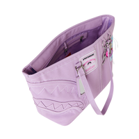 SPRAYGROUND® TOTE PURPLE CANVAS STITCH TOTE