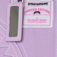 SPRAYGROUND® TOTE PURPLE CANVAS STITCH TOTE