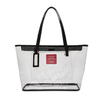 SPRAYGROUND® TOTE DRIP CHECK FULLY CLEAR TOTE
