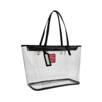 SPRAYGROUND® TOTE DRIP CHECK FULLY CLEAR TOTE