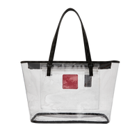 SPRAYGROUND® TOTE DRIP CHECK FULLY CLEAR TOTE